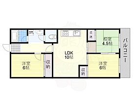 セオハイツ  ｜ 大阪府大阪市東淀川区豊里１丁目（賃貸マンション3LDK・2階・56.00㎡） その2