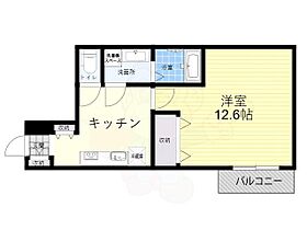 ノイヴェル小松  ｜ 大阪府大阪市東淀川区小松５丁目（賃貸アパート1K・1階・38.34㎡） その2