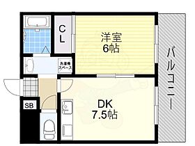 第7浦濱ビレッジ  ｜ 大阪府大阪市淀川区西三国４丁目（賃貸マンション1DK・3階・30.00㎡） その2