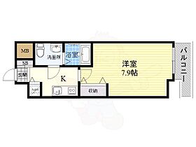 大阪府豊中市三国２丁目（賃貸マンション1K・5階・24.90㎡） その2