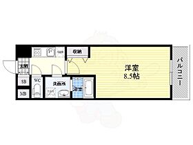 アーバンフラッツ新大阪2  ｜ 大阪府大阪市淀川区西中島２丁目（賃貸マンション1K・8階・26.85㎡） その2