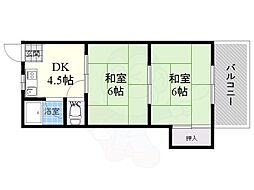 間取図画像 2DK