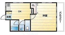 豊里グリーンハイツ 2階/-