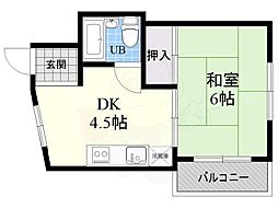 間取図画像 1DK