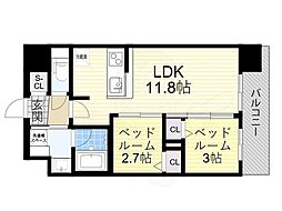 コンフォリア・リヴ新大阪西宮原ソルテラス 7階