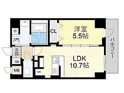 ハピネスガーデン新大阪 5階/-