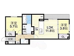 クラシスト三津屋南 1階/-