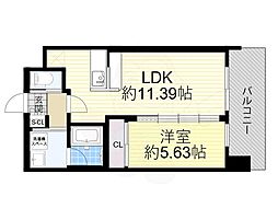 プレジオ塚本ASIAN 5階/-