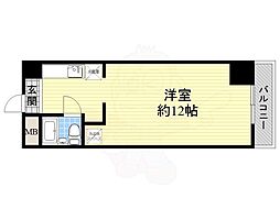 白倉マンション ワンルームの間取図画像