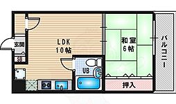 メゾンタカダ 1LDKの間取図画像