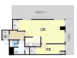 フローラルセントランド 1LDKの間取図画像