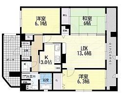 ライオンズマンション三国本町 7階/-