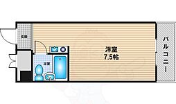 ビジネスヴィップ第2新大阪 ワンルームの間取図画像