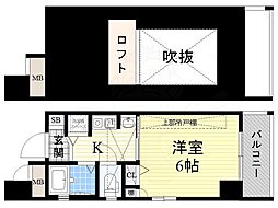 エステムコート新大阪3ステーションプラザ 1Kの間取図画像