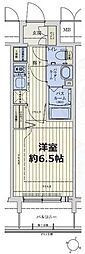 スワンズシティ新大阪ヴィーヴォ 1Kの間取図画像