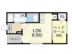 阪急京都本線 上新庄駅 徒歩8分 3階/-