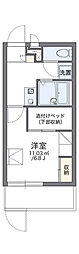 レオパレスSAKAE 1Kの間取図画像