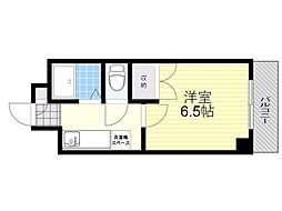 ハイツジュン3号館 1Kの間取図画像