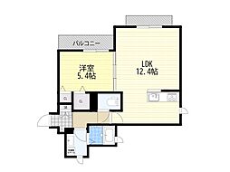 シャーメゾン・レオン 1LDKの間取図画像