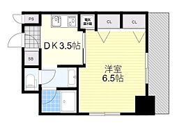 第13関根マンション 1DKの間取図画像