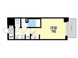 S-RESIDENCE上新庄beat 1Kの間取図画像