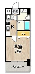 サムティ江坂ジュレーヴ 1Kの間取図画像