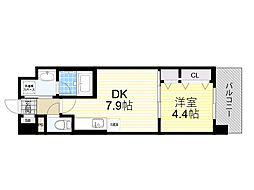 STORM 1DKの間取図画像