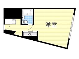 ステュディオ新大阪 ワンルームの間取図画像