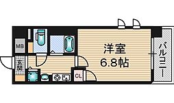 プロシード新大阪 1Kの間取図画像