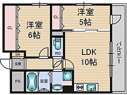 レビソール 1SLDKの間取図画像