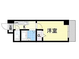 ノルデンハイム瑞光 1Kの間取図画像