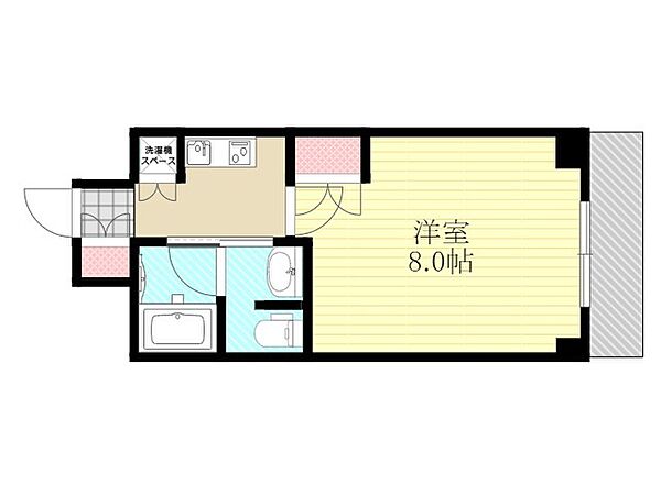 ハイムタケダT-10 ｜大阪府吹田市出口町(賃貸マンション1K・5階・27.65㎡)の写真 その2