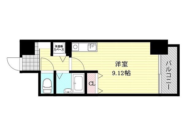 ビスタ江坂南 ｜大阪府吹田市南吹田５丁目(賃貸マンション1R・4階・25.92㎡)の写真 その2