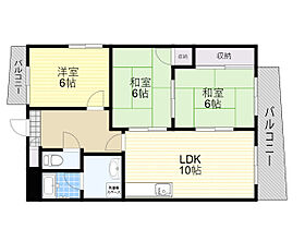 ディアコート下山田 301 ｜ 大阪府吹田市山田東１丁目1番6号（賃貸マンション3LDK・3階・66.90㎡） その2