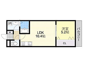 Claireそね(旧アート曽根)  ｜ 大阪府豊中市利倉東１丁目（賃貸アパート1LDK・1階・38.09㎡） その2