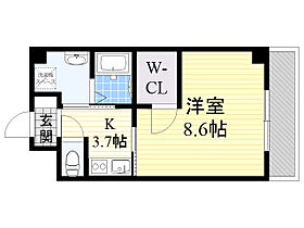 ジュールスラン  ｜ 大阪府吹田市山手町３丁目7番3号（賃貸アパート1K・2階・30.03㎡） その2