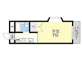 ステラ蛍池  ｜ 大阪府豊中市螢池北町３丁目（賃貸マンション1K・2階・20.00㎡） その2