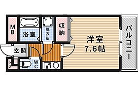 クローリス  ｜ 大阪府池田市豊島南１丁目10番35号（賃貸マンション1K・5階・24.41㎡） その2