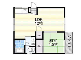 オークハイツ  ｜ 兵庫県川西市花屋敷１丁目（賃貸アパート1LDK・2階・34.96㎡） その2