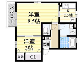 リンデンバウム C棟  ｜ 大阪府茨木市彩都あさぎ５丁目10番32-3号（賃貸アパート1LDK・2階・36.09㎡） その2