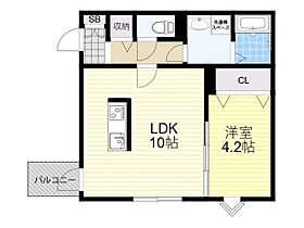 Riemon蛍池  ｜ 大阪府豊中市螢池北町１丁目（賃貸アパート1LDK・1階・37.15㎡） その2