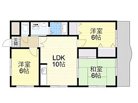 グレイス泉丘  ｜ 大阪府豊中市西泉丘２丁目（賃貸マンション3LDK・5階・59.85㎡） その2