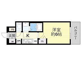 プレサンス庄内ブレイシス  ｜ 大阪府豊中市庄内幸町２丁目19番（賃貸マンション1K・6階・21.28㎡） その2