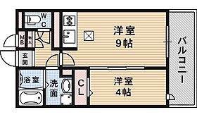 カサ ルシエルナ  ｜ 大阪府豊中市螢池中町３丁目（賃貸アパート1LDK・3階・33.39㎡） その2