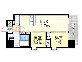 スプランディッド新大阪7  ｜ 大阪府大阪市淀川区木川東４丁目（賃貸マンション2LDK・11階・45.57㎡） その2