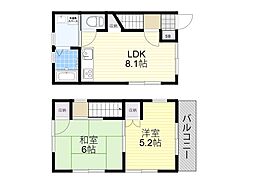 内本町1丁目貸家