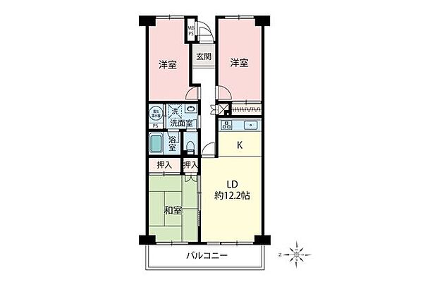 間取りを拡大表示