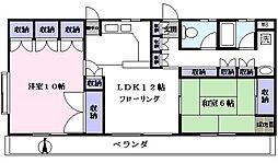 フィルハイム仙川 2LDKの間取図画像