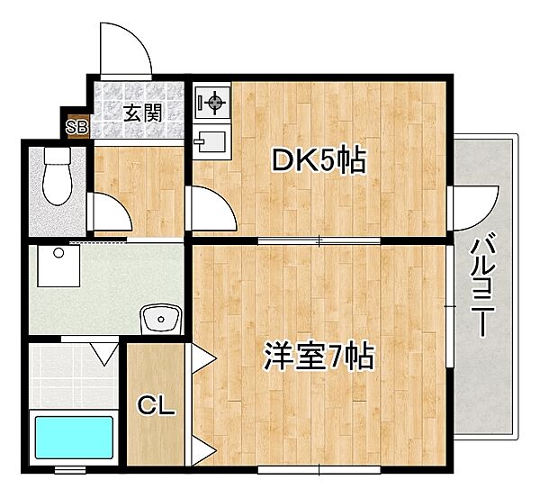 エムエムハイツ 1B｜兵庫県神戸市東灘区御影石町2丁目(賃貸マンション1DK・1階・30.00㎡)の写真 その2