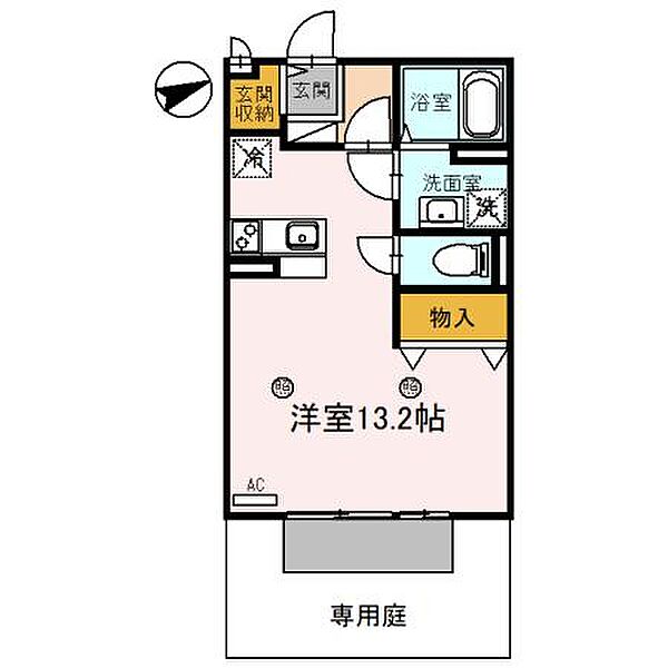 サンセジュール山水 101｜兵庫県姫路市飾磨区加茂東(賃貸アパート1R・1階・33.61㎡)の写真 その2